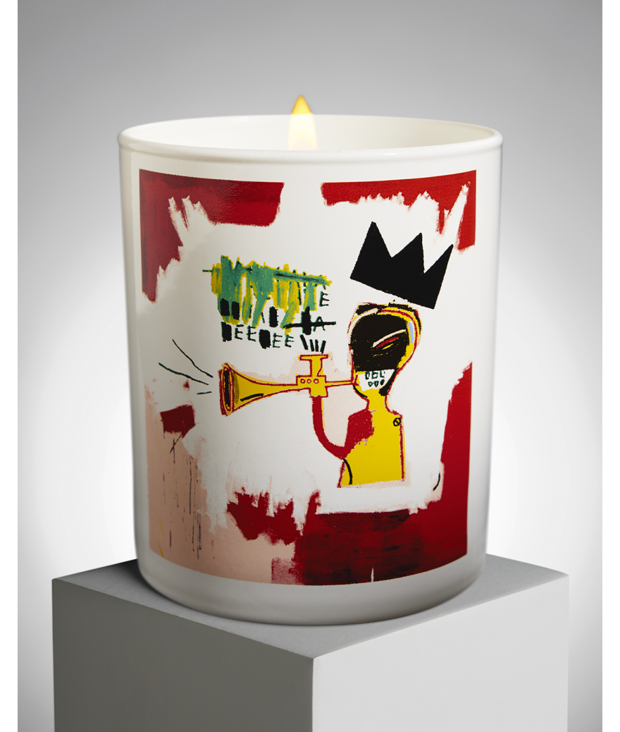 Ligne Blanche Paris BASQUIAT Bougie Parfumée ”Trompette”