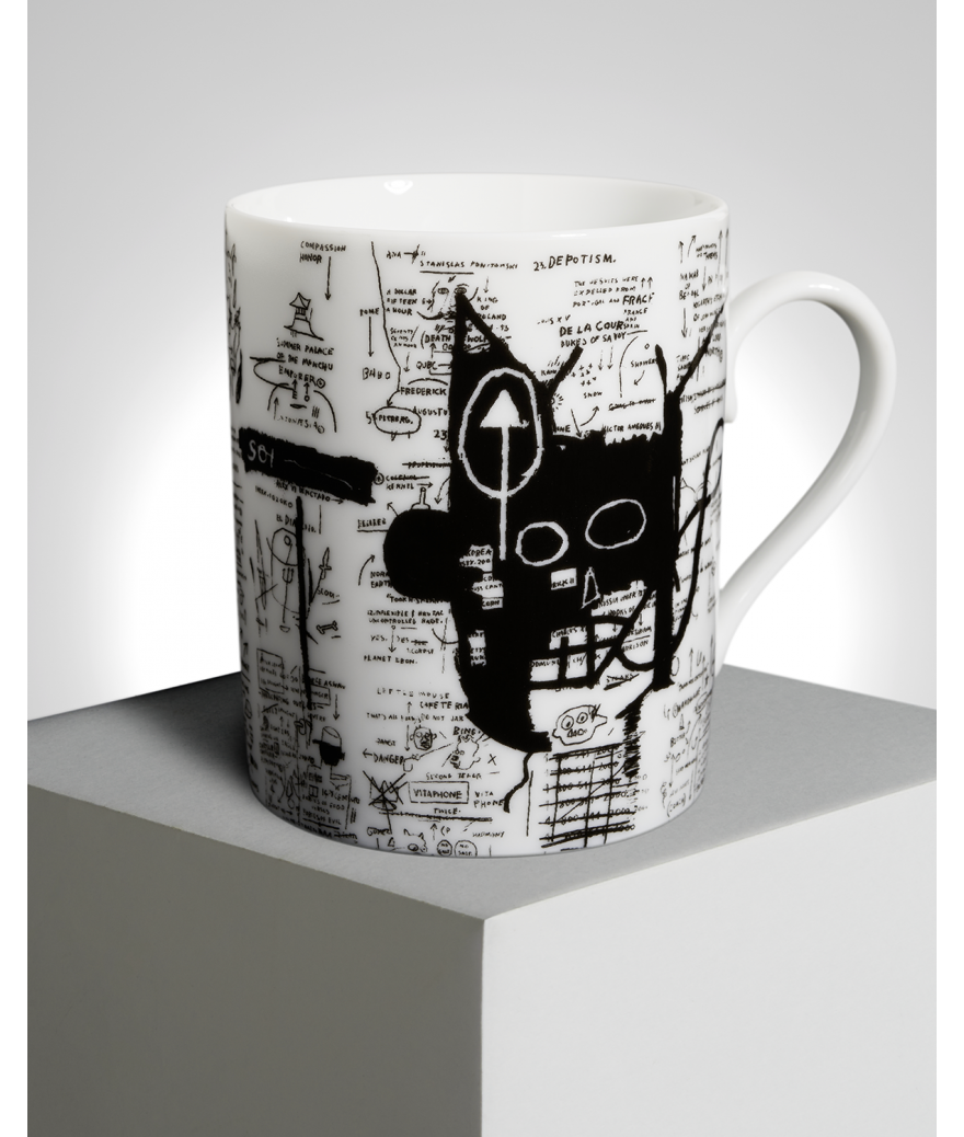 Ligne Blanche Paris BASQUIAT Mug En Porcelaine ”Return Of The Central Figure”