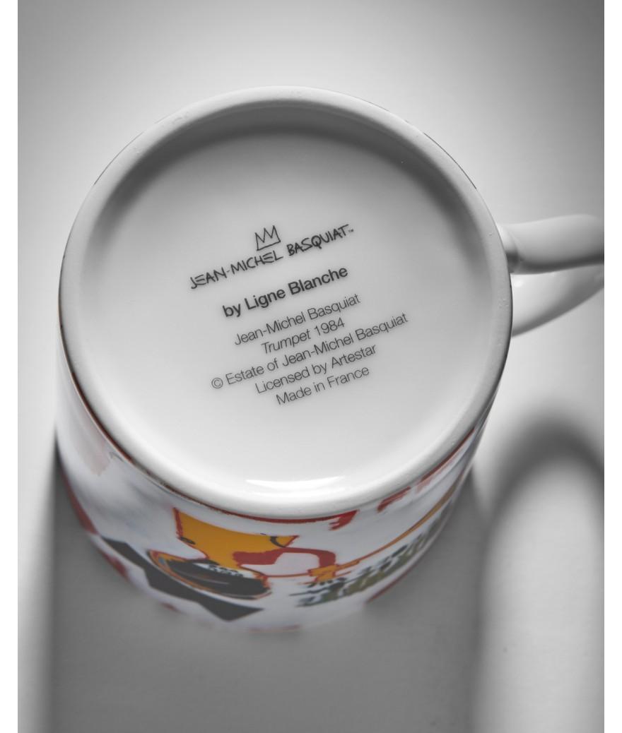 Ligne Blanche Paris BASQUIAT Mug En Porcelaine "Trumpet"