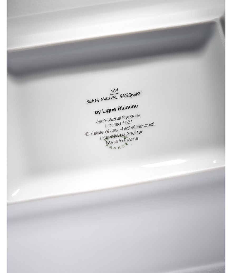 Ligne Blanche Paris BASQUIAT Vide Poche En Porcelaine De Limoges ”AAA”