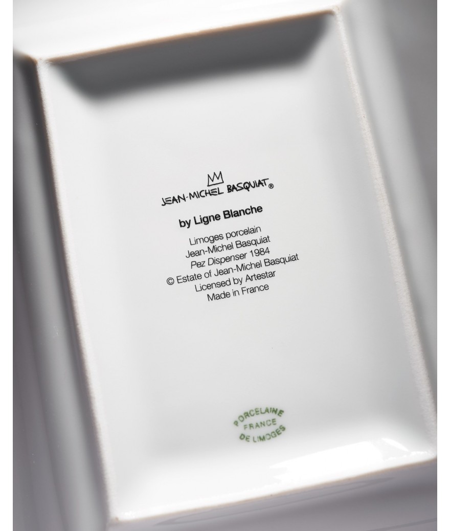 Ligne Blanche Paris BASQUIAT Vide Poche En Porcelaine De Limoges ”Gold Dragon”