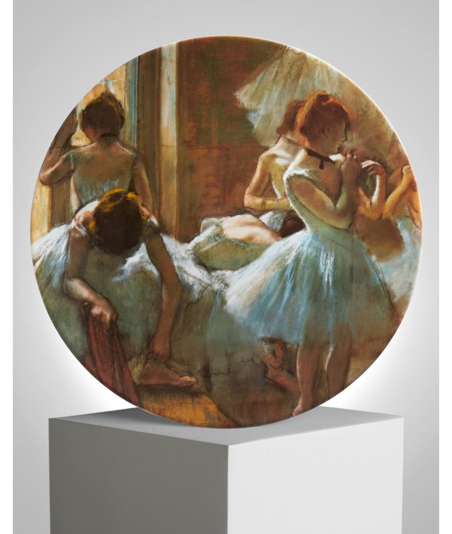 ligne blanche paris DEGAS Assiette en porcelaine "Danseuses" ligne blanche paris DEGAS Assiette en porcelaine "Danseuses"