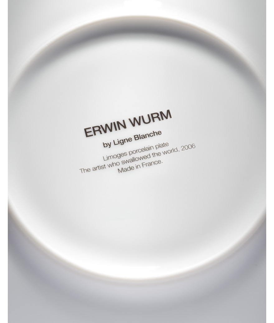Ligne Blanche Paris Erwin WURM Tasse à Thé "The Artist Who Swallowed The World"