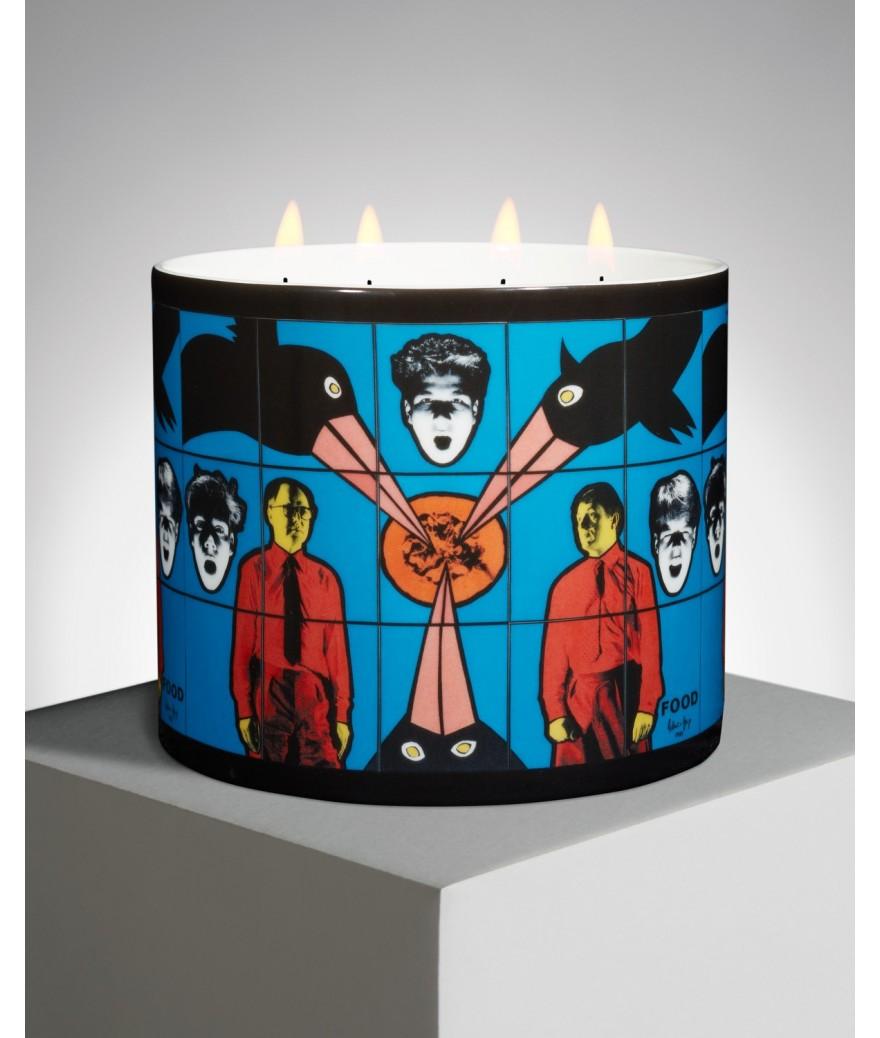 Ligne Blanche Paris Gilbert & George Bougie Géante ”Bleue”