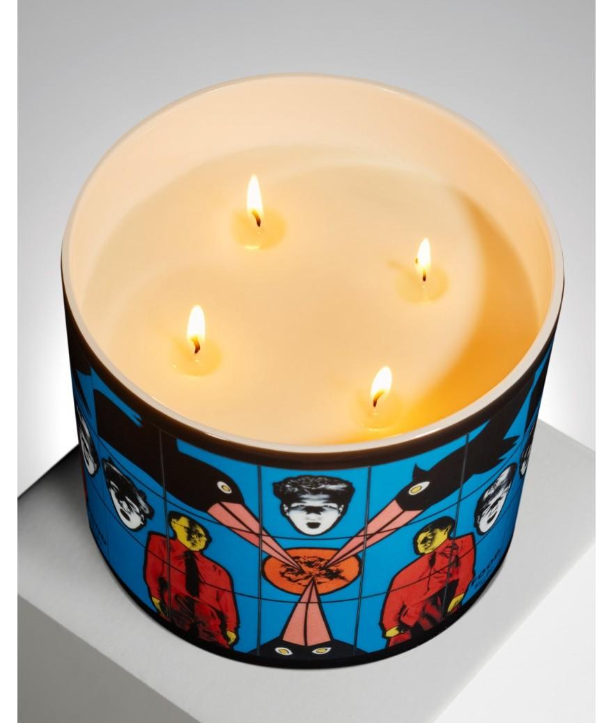 Ligne Blanche Paris Gilbert & George Bougie Géante ”Bleue”