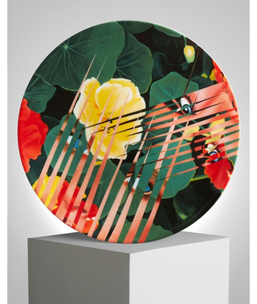 ligne blanche paris James ROSENQUIST Assiette en porcelaine "Nasturtium Salad"