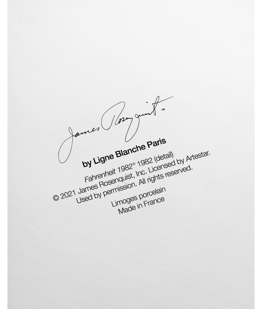 Ligne Blanche Paris James ROSENQUIST Bougie Géante "Fahrenheit 1982°"