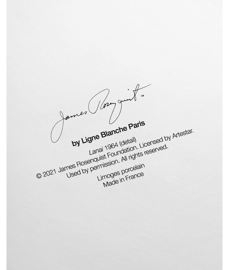 Ligne Blanche Paris James ROSENQUIST Bougie Géante "Lanai"