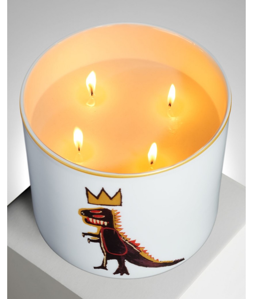 Ligne Blanche Paris Jean Michel BASQUIAT Bougie Géante ”Gold Dragon”