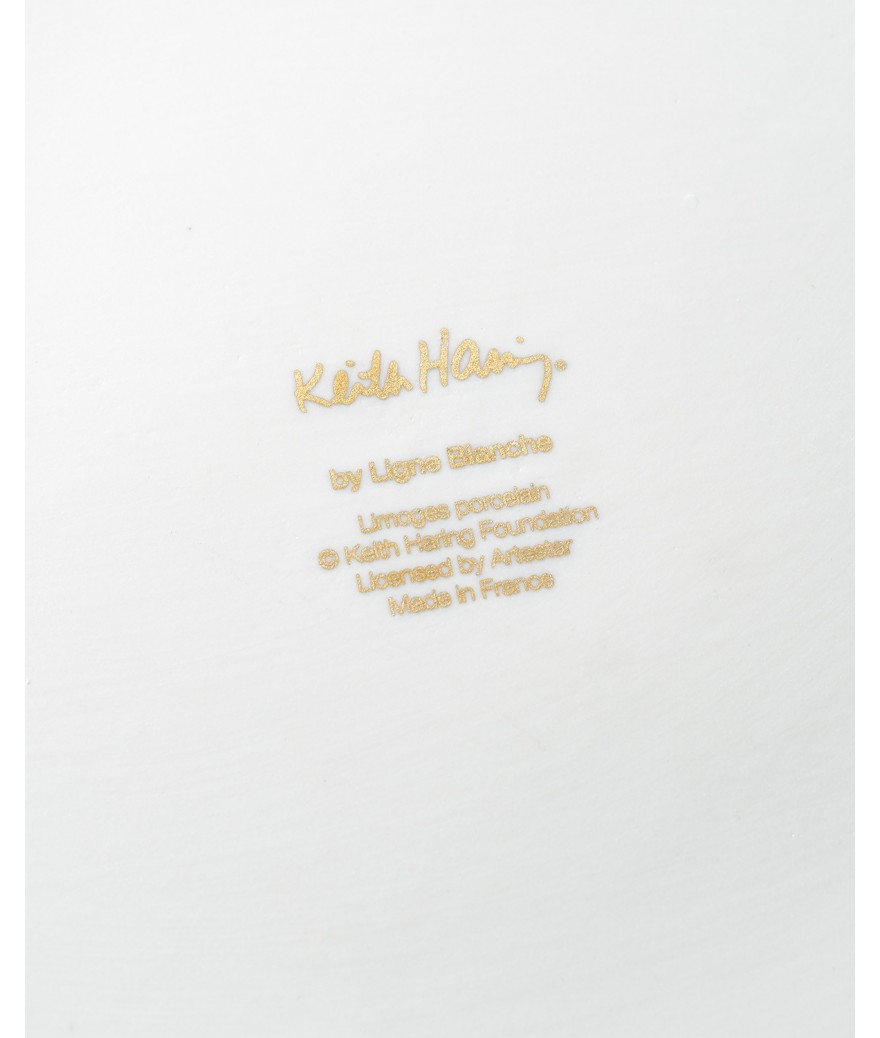 Ligne Blanche Paris Keith HARING Bougie Géante ”Gold Pattern”