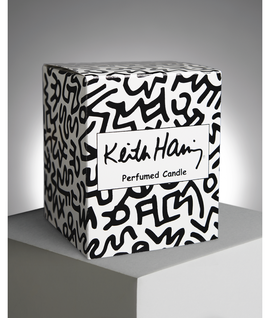 Ligne Blanche Paris Keith HARING Bougie Parfumée ”Black & White”