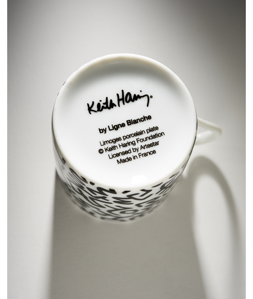 ligne blanche paris Keith HARING Espresso set ”Black Pattern” ligne blanche paris Keith HARING Espresso set ”Black Pattern”