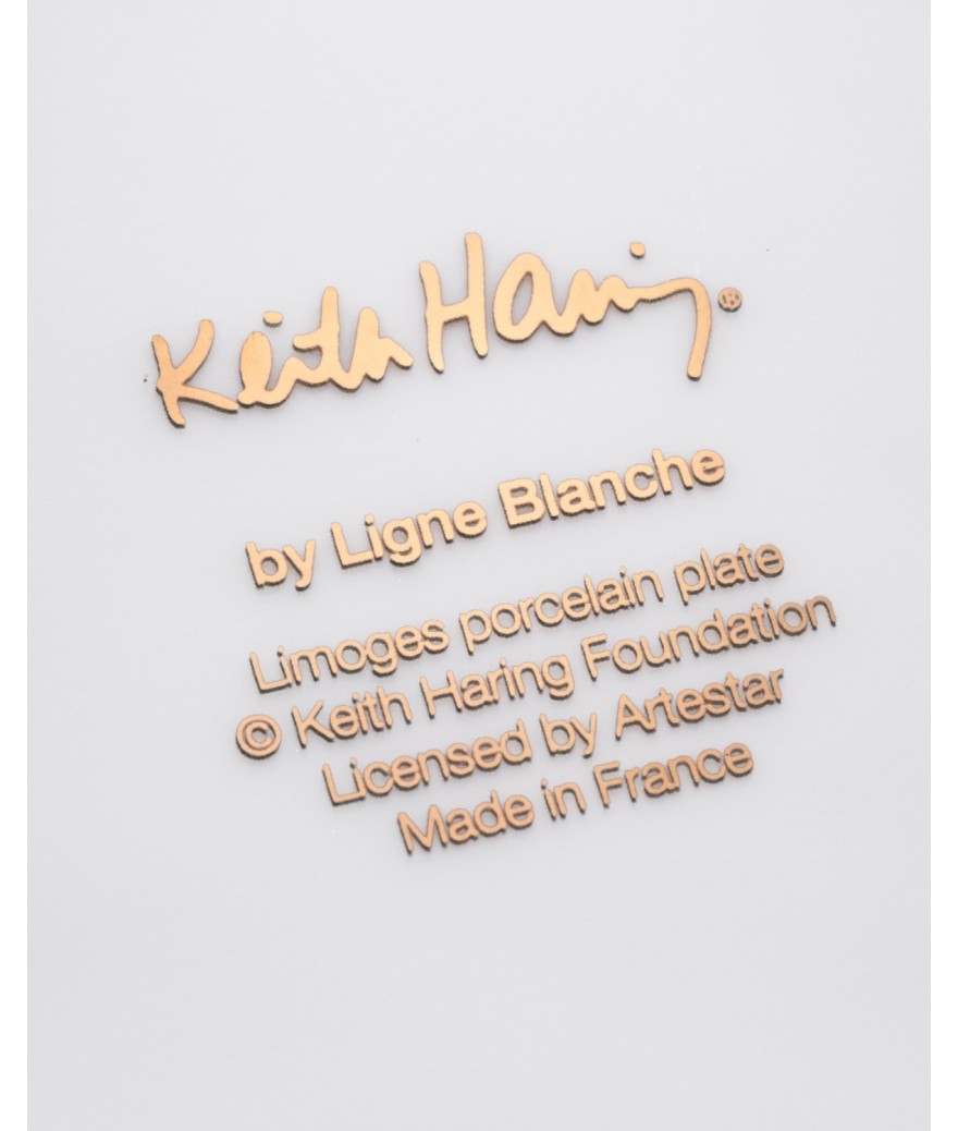 Ligne Blanche Paris Keith HARING Mug En Porcelaine ”Gold Pattern”