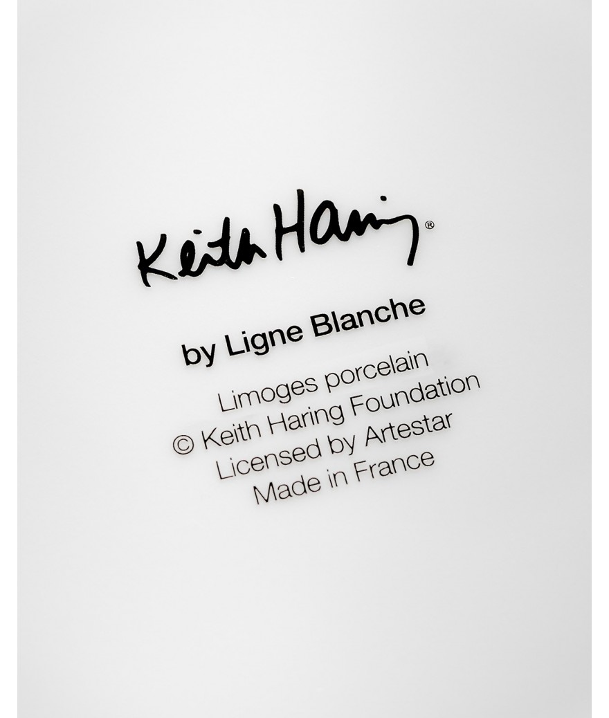 ligne blanche paris Keith HARING mug en porcelaine ”White on Red” ligne blanche paris Keith HARING mug en porcelaine ”White on Red”