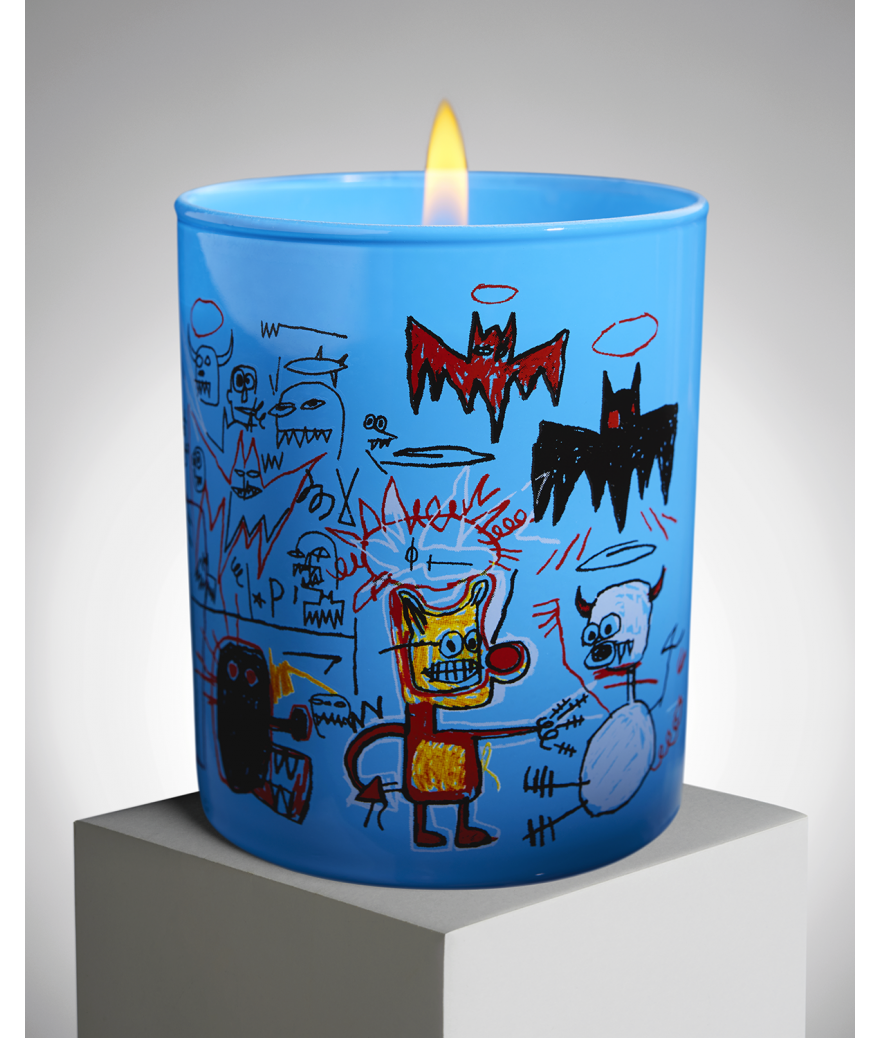 Ligne Blanche Paris BASQUIAT Bougie Parfumée Bleue