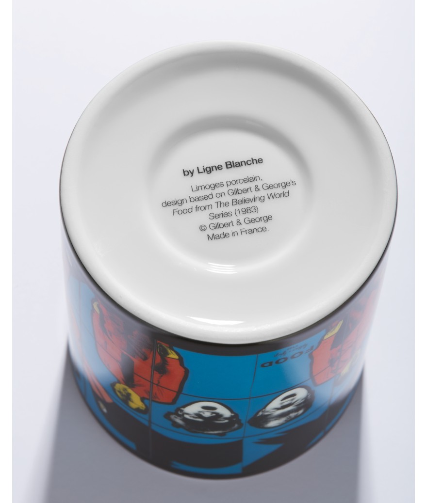 Ligne Blanche Paris Gilbert & George Bougie ”Bleue”