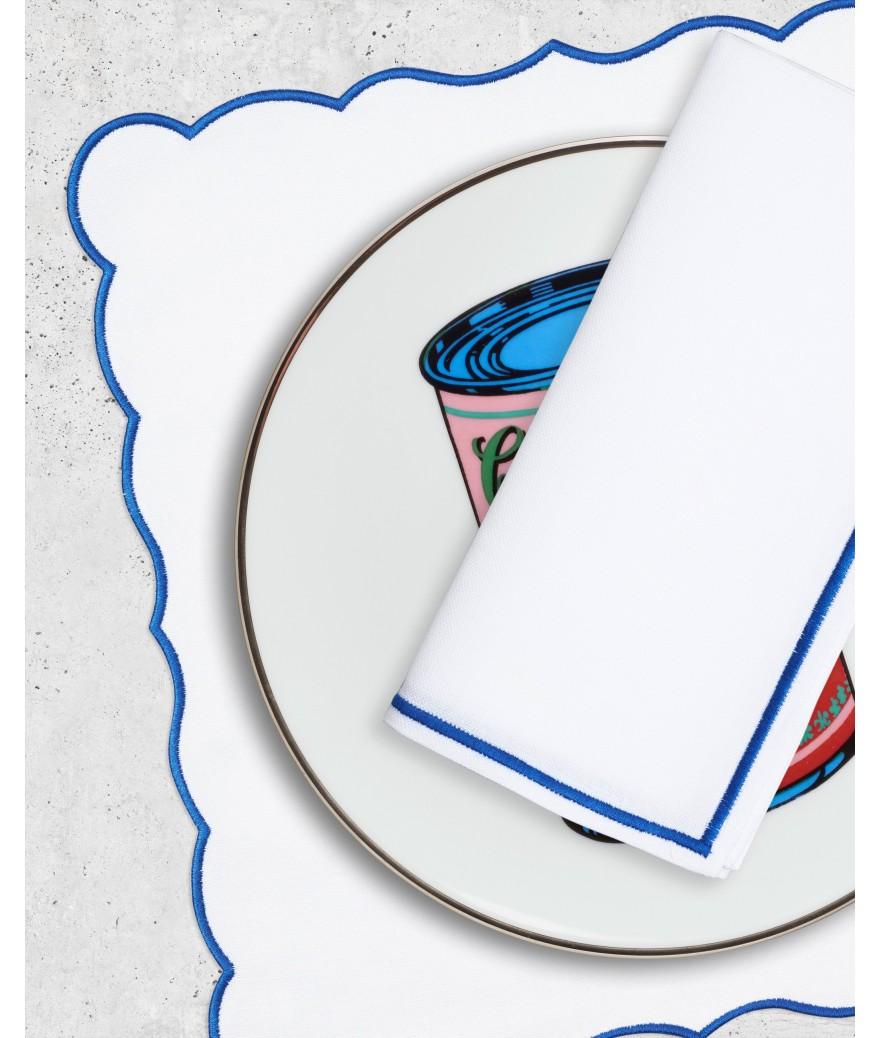 Ligne Blanche Paris Set & Serviette Lido Bleu Marine