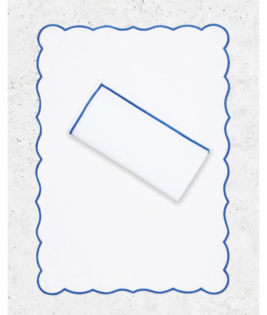 ligne blanche paris Set & serviette Lido Bleu Marine