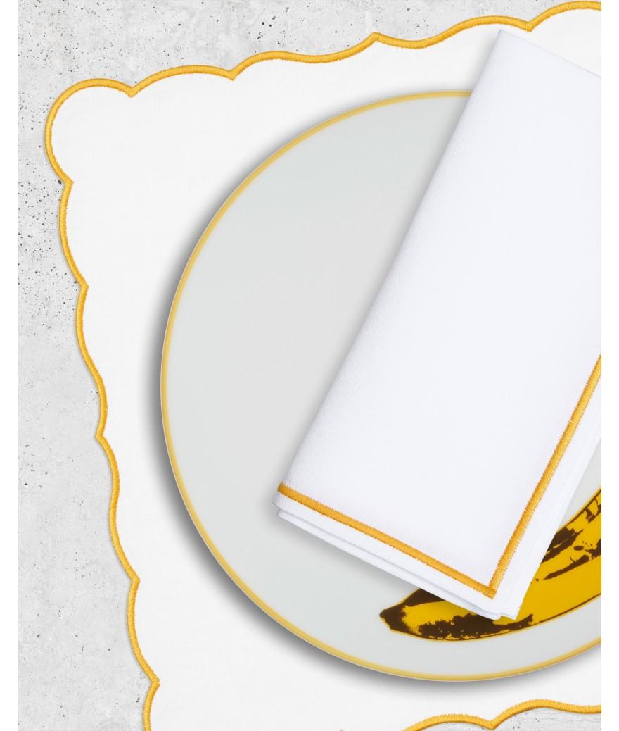 Ligne Blanche Paris Set & Serviette Lido Orange