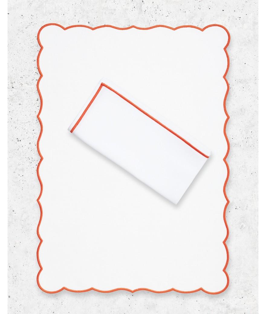 ligne blanche paris Set & serviette Lido Rouille ligne blanche paris Set & serviette Lido Rouille