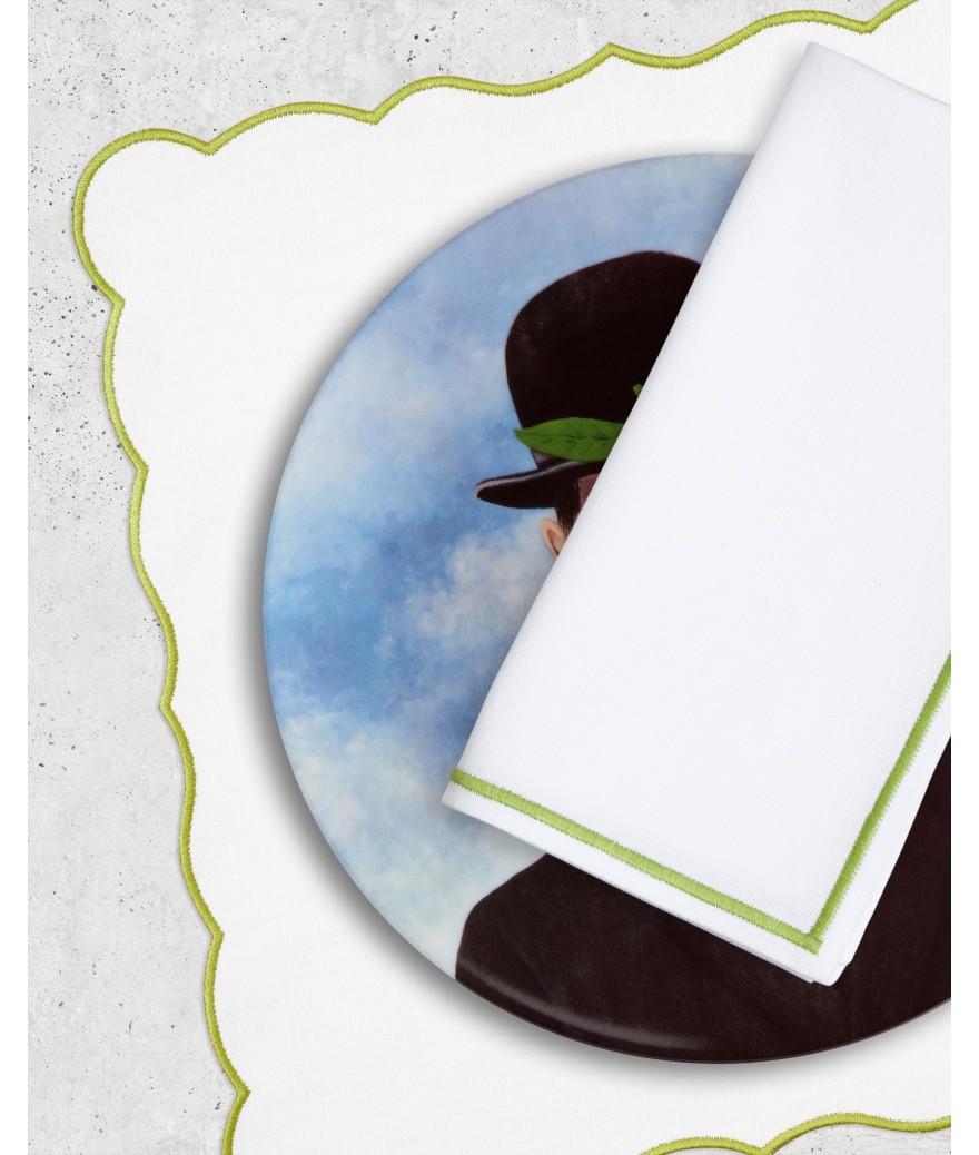 Ligne Blanche Paris Set & Serviette Lido Vert