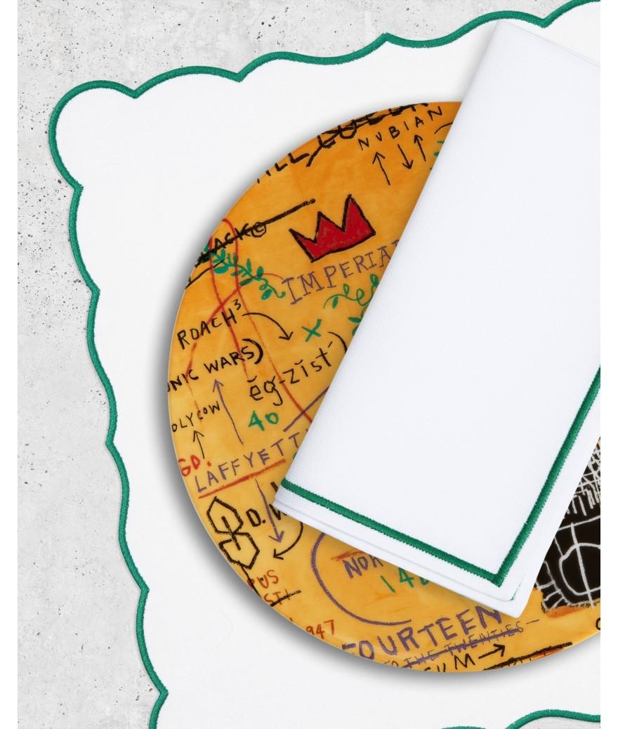 Ligne Blanche Paris Set & Serviette Lido Vert Foncé