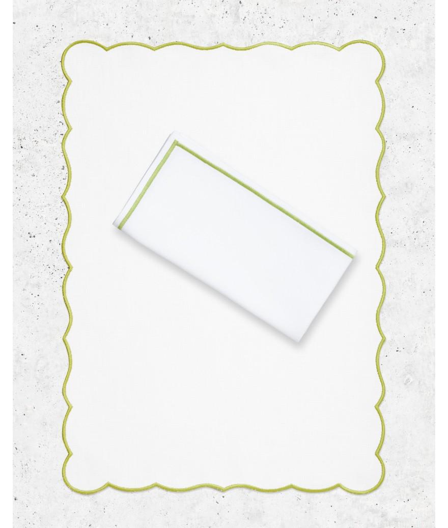 ligne blanche paris Set & serviette Lido Vert