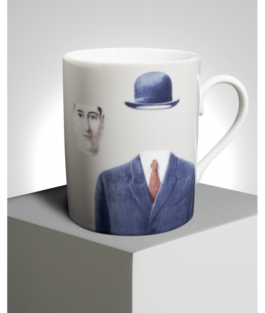 Ligne Blanche Paris MAGRITTE Mug En Porcelaine ”Pèlerin” Beige
