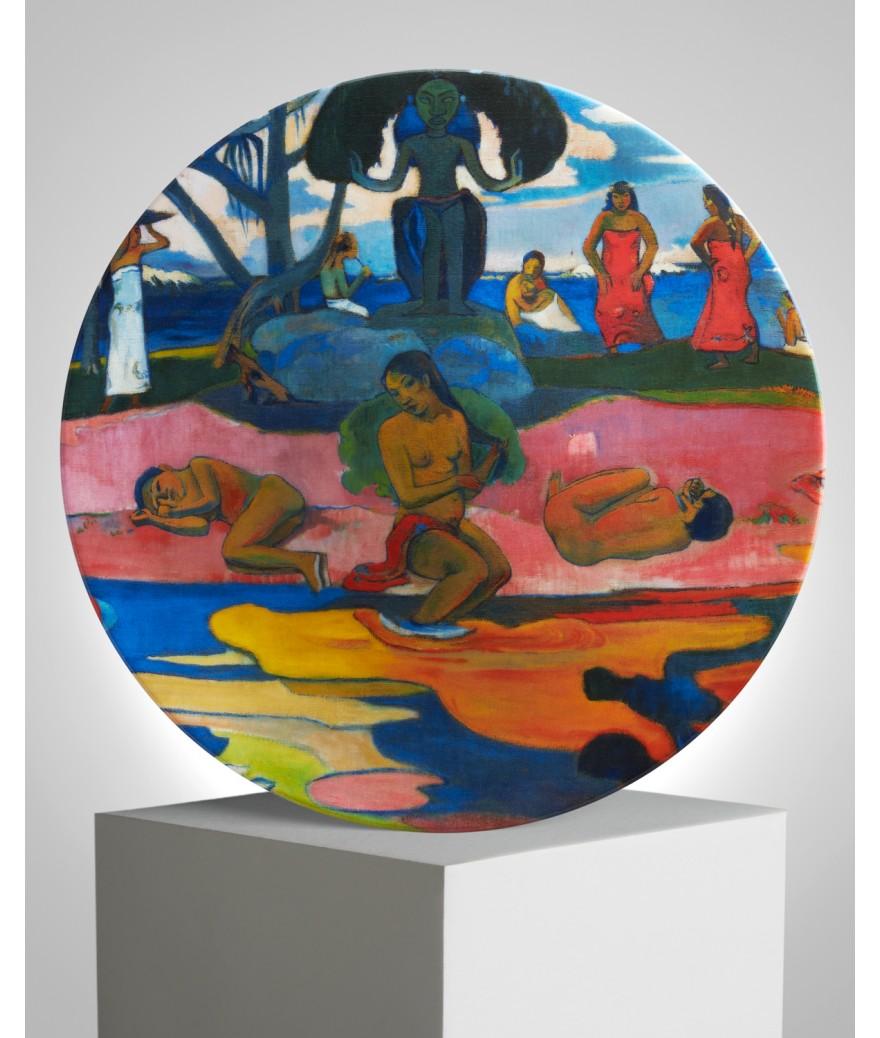 ligne blanche paris Paul GAUGUIN grande assiette en porcelaine "Mahana no Atua"