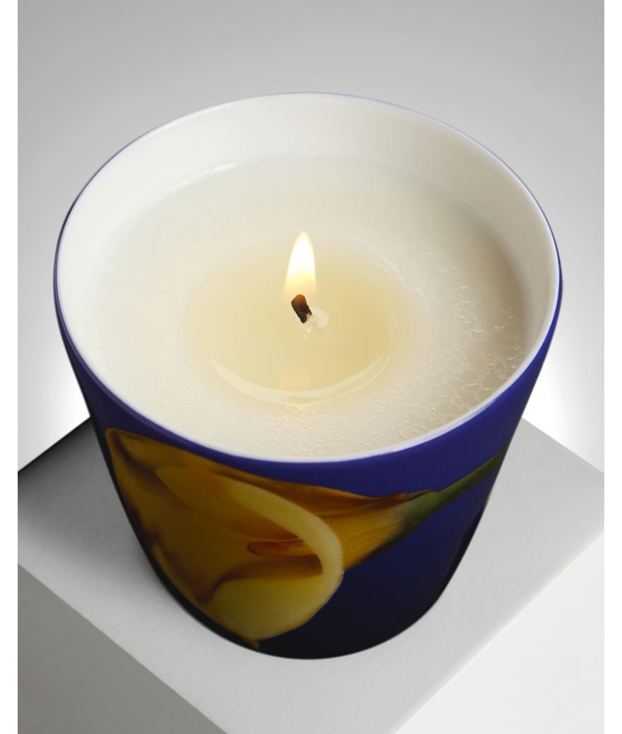 Ligne Blanche Paris R. Mapplethorpe Coffret De Deux Bougies Parfumées Tulipe Rouge Et Arum Jaune