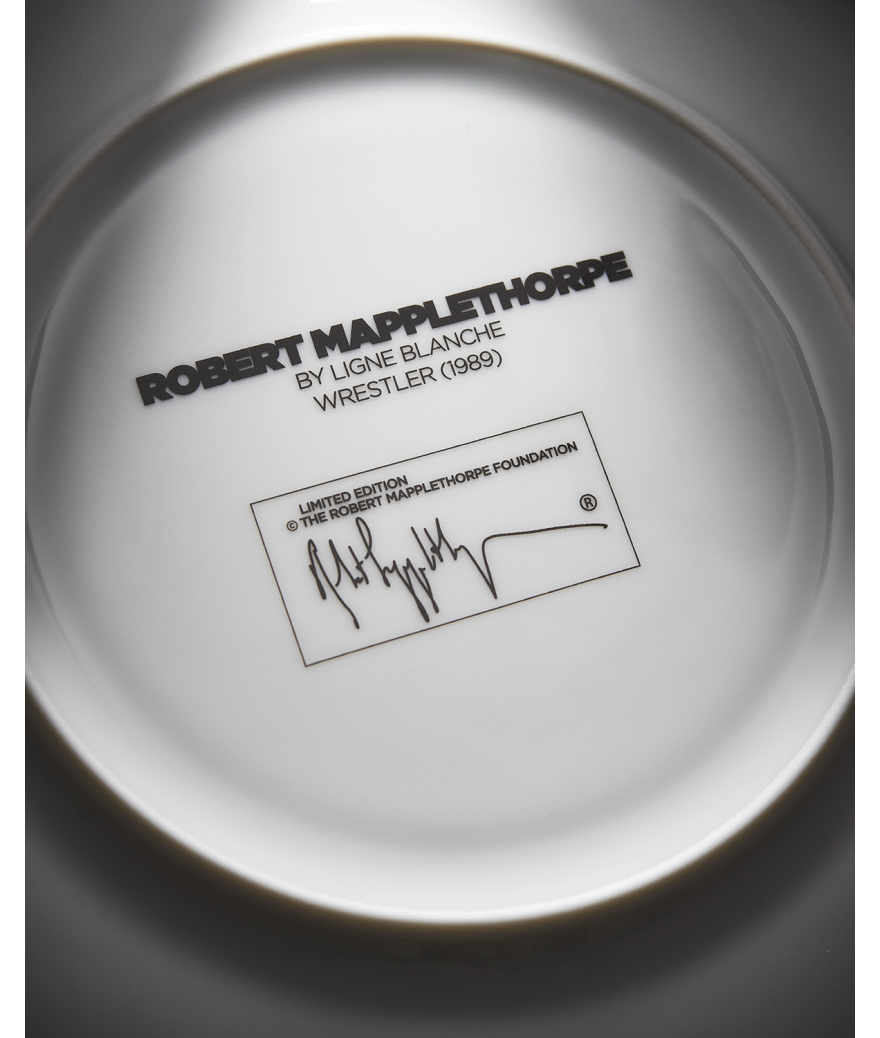 Ligne Blanche Paris Robert MAPPLETHORPE Coffret D’une Assiette ”Wrestler”