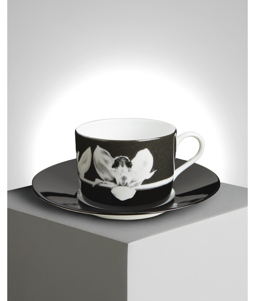 ligne blanche paris Robert MAPPLETHORPE tasse à thé ”3 Orchidées” ligne blanche paris Robert MAPPLETHORPE tasse à thé ”3 Orchidées”