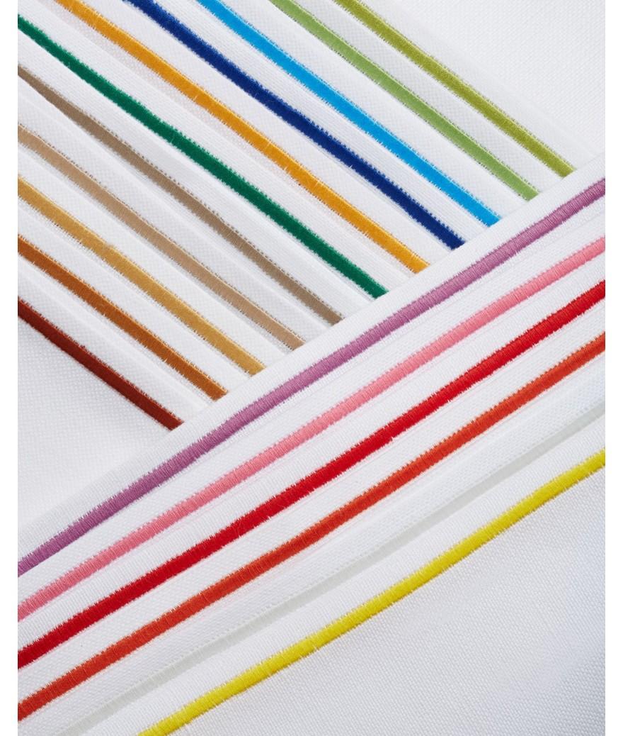 Ligne Blanche Paris Set & Serviette Ricamo Doré Foncé