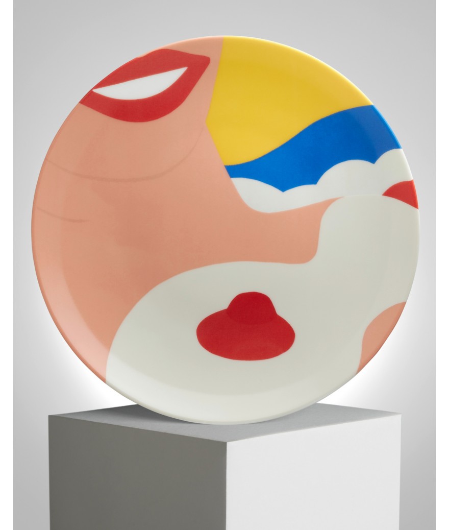 ligne blanche paris Tom WESSELMANN Assiette en porcelaine "Nude" ligne blanche paris Tom WESSELMANN Assiette en porcelaine "Nude"