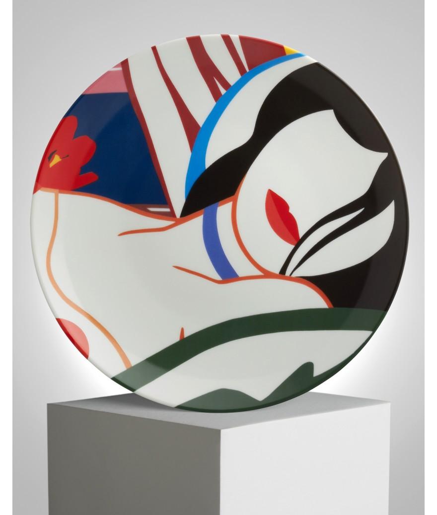 ligne blanche paris Tom WESSELMANN Assiette en porcelaine "Vivienne" ligne blanche paris Tom WESSELMANN Assiette en porcelaine "Vivienne"