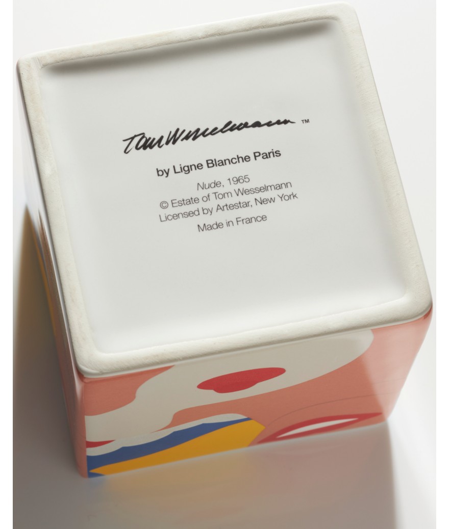 Ligne Blanche Paris Tom WESSELMANN Bougie Carrée "Nude"