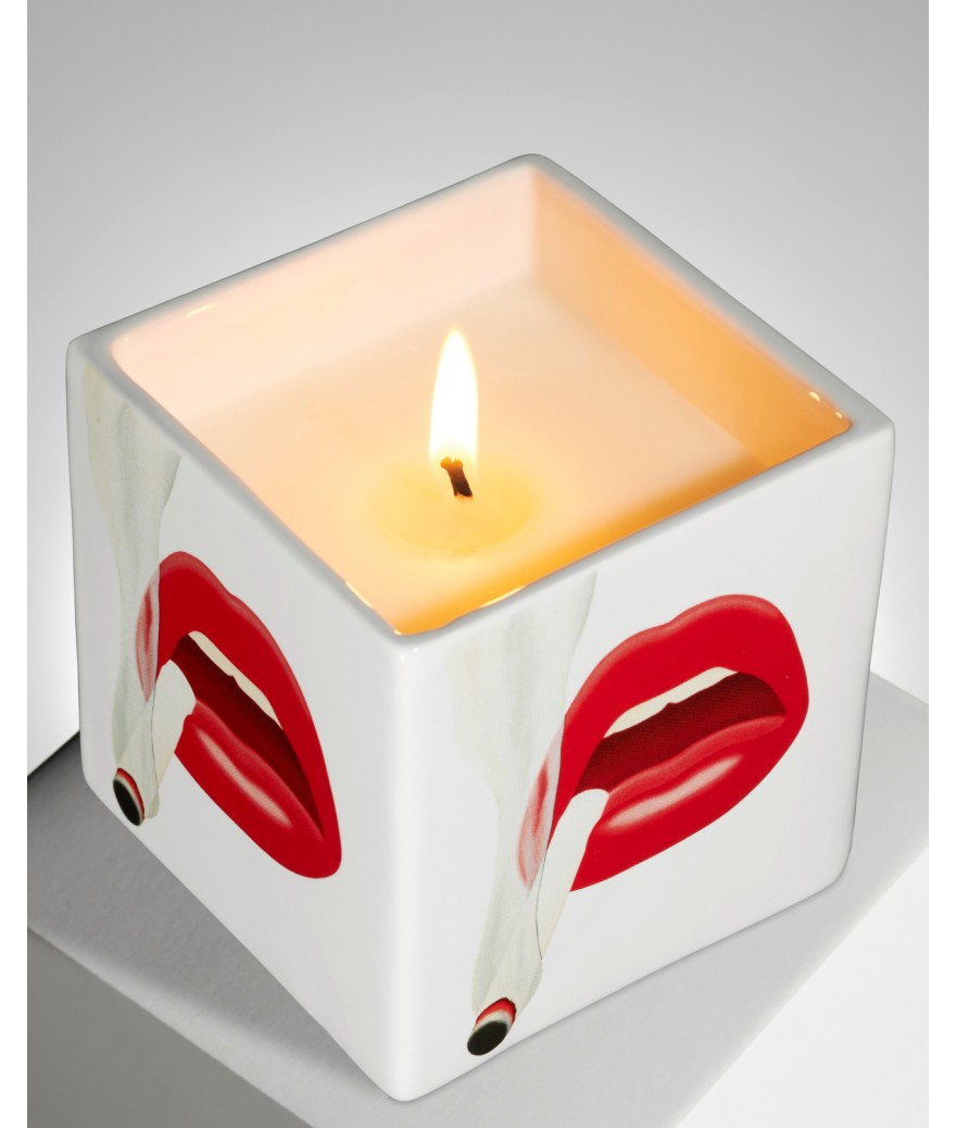 Ligne Blanche Paris Tom WESSELMANN Bougie Carrée "Smoker N°1"