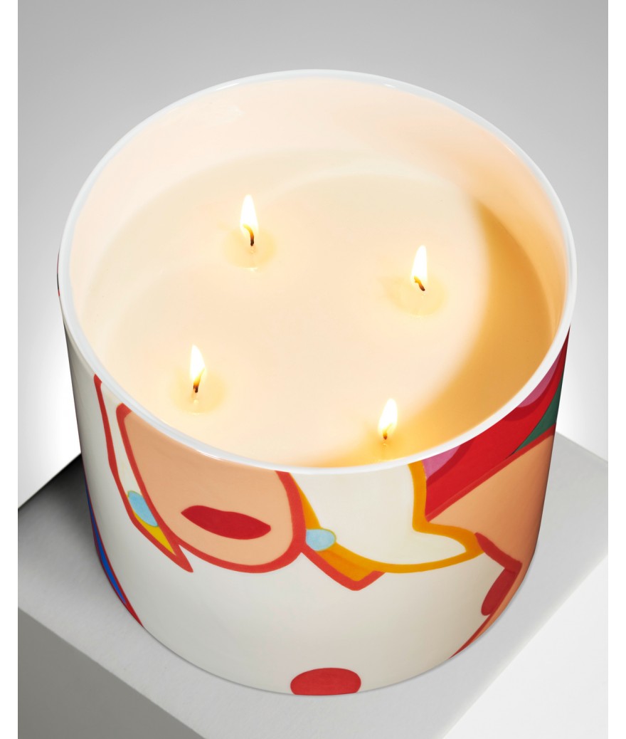 Ligne Blanche Paris Tom WESSELMANN Bougie Géante "Sunset Nude With Palm Trees"