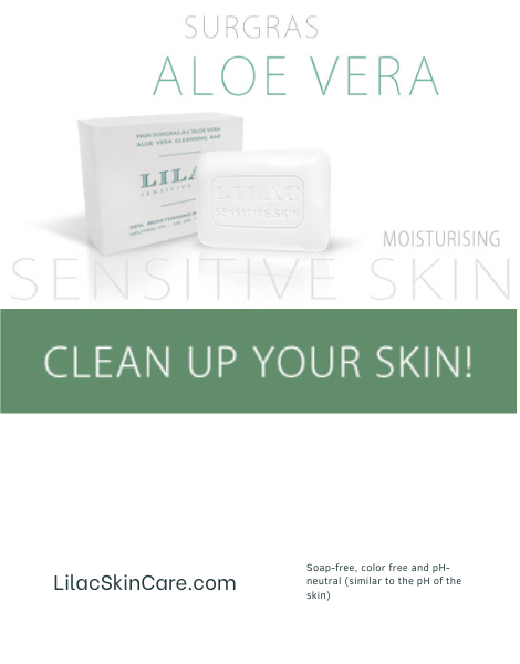 lilac skin care Aloe Vera Cleansing Bar