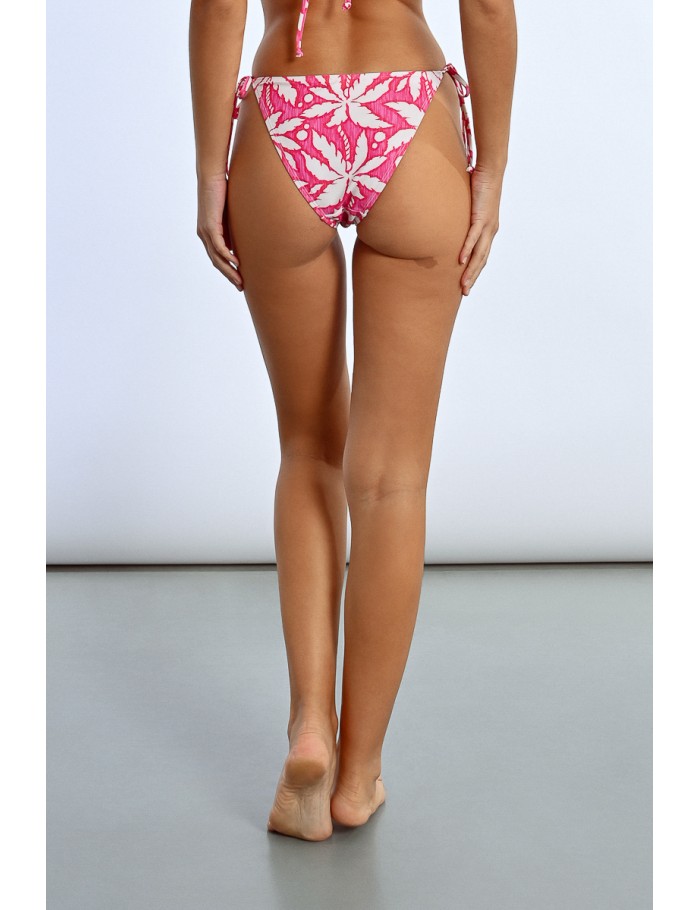 Lili Sidonio X Molly Bracken Bas De Maillot Imprimé à Nouer PINK CARACOL