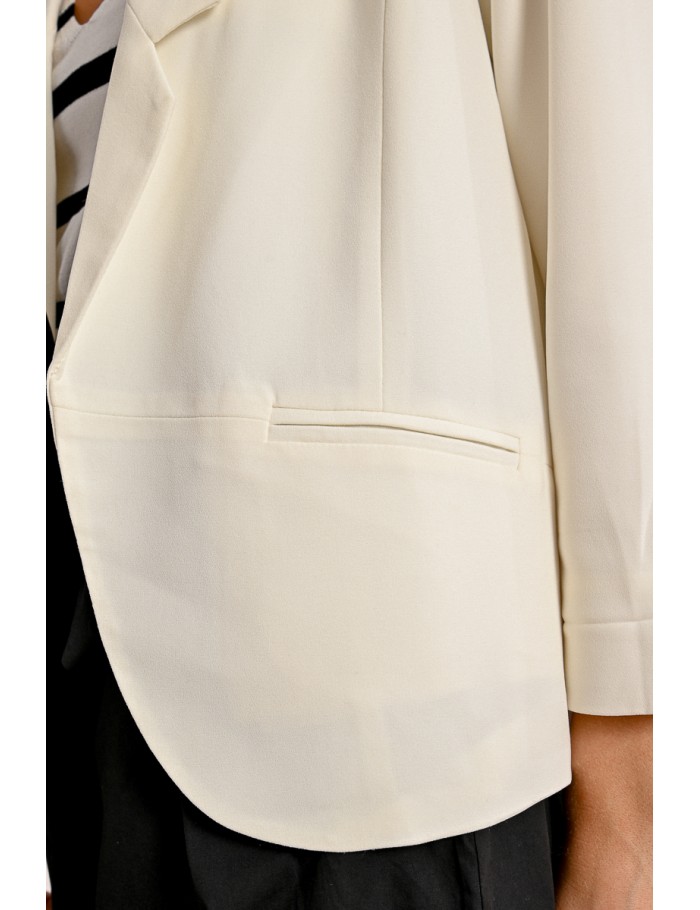 Lili Sidonio X Molly Bracken Blazer à Manches 3/4 BLACK