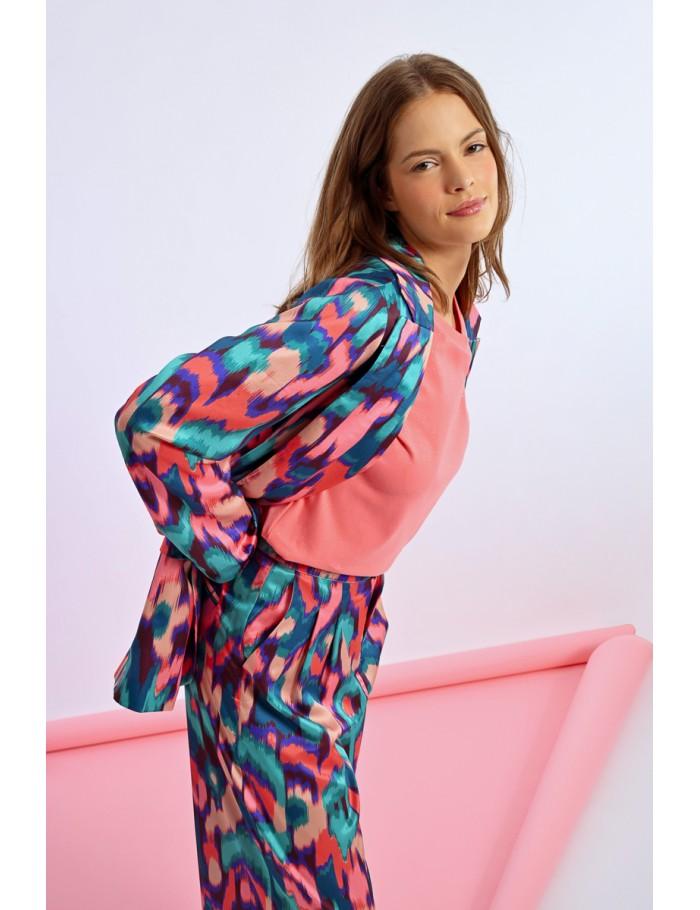Lili Sidonio X Molly Bracken Blazer Droit Imprimé MULTICO VALLADOLID
