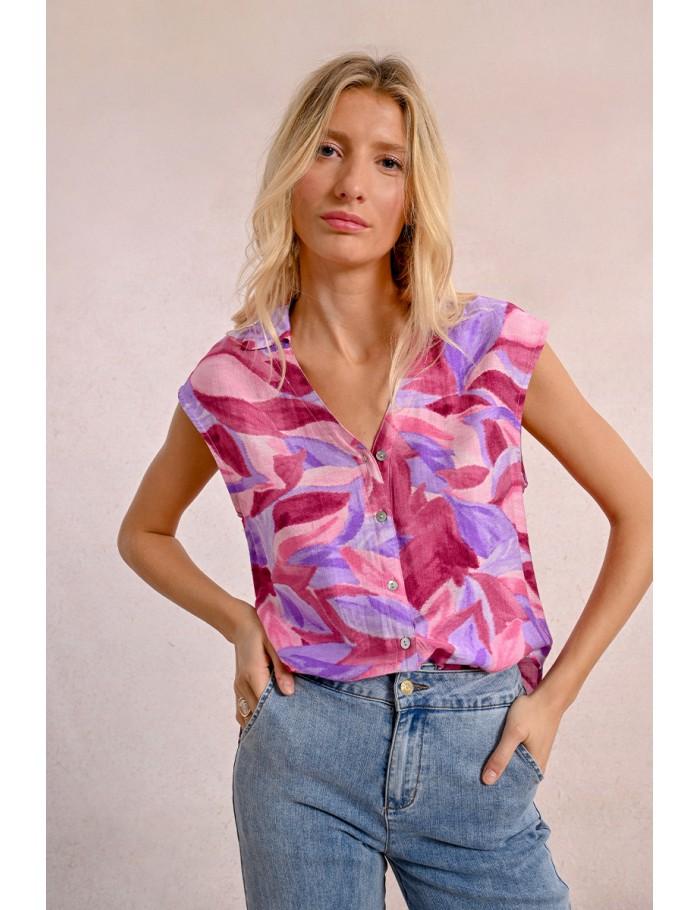 lili sidonio x molly bracken Blouse courte PINK POEMA lili sidonio x molly bracken Blouse courte PINK POEMA