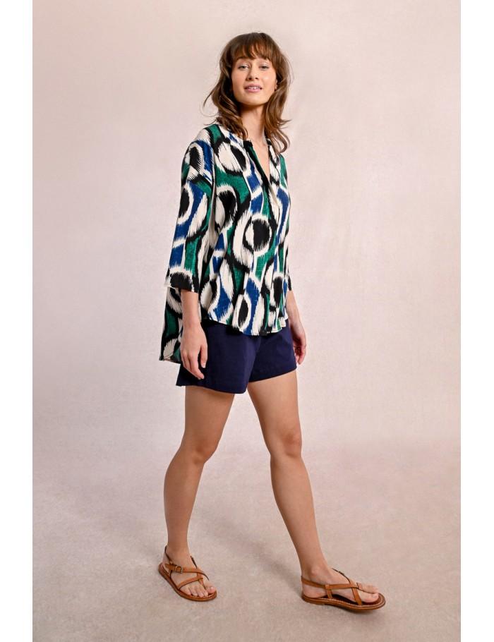 Lili Sidonio X Molly Bracken Blouse Oversize Imprimée MULTICO CHARLIZE