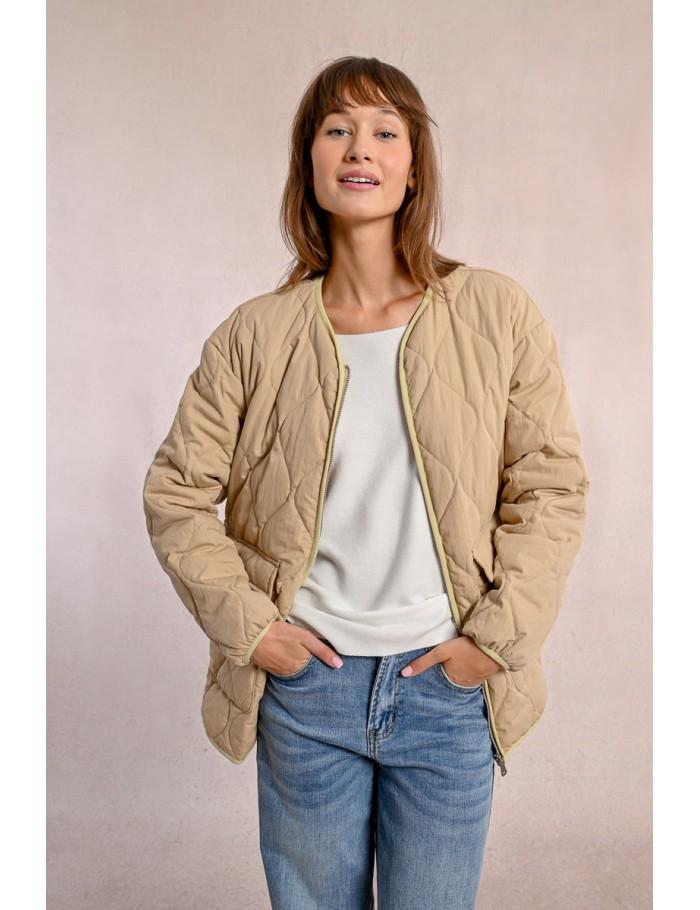 lili sidonio x molly bracken Blouson matelassé BEIGE lili sidonio x molly bracken Blouson matelassé BEIGE