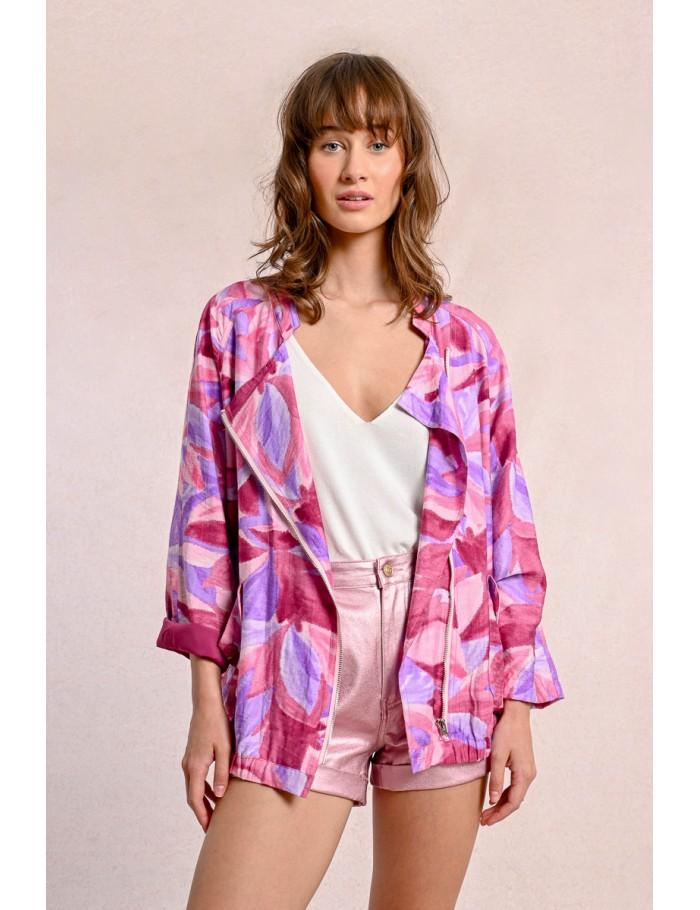 Lili Sidonio X Molly Bracken Blouson Oversize Croisé PINK POEMA
