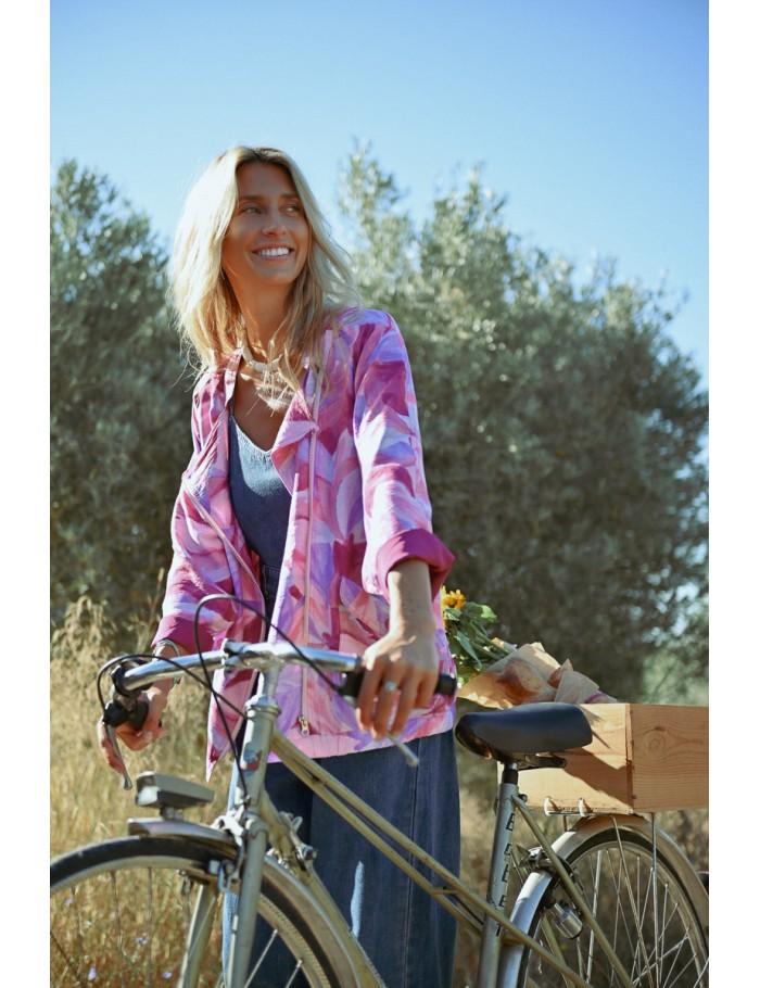Lili Sidonio X Molly Bracken Blouson Oversize Croisé PINK POEMA