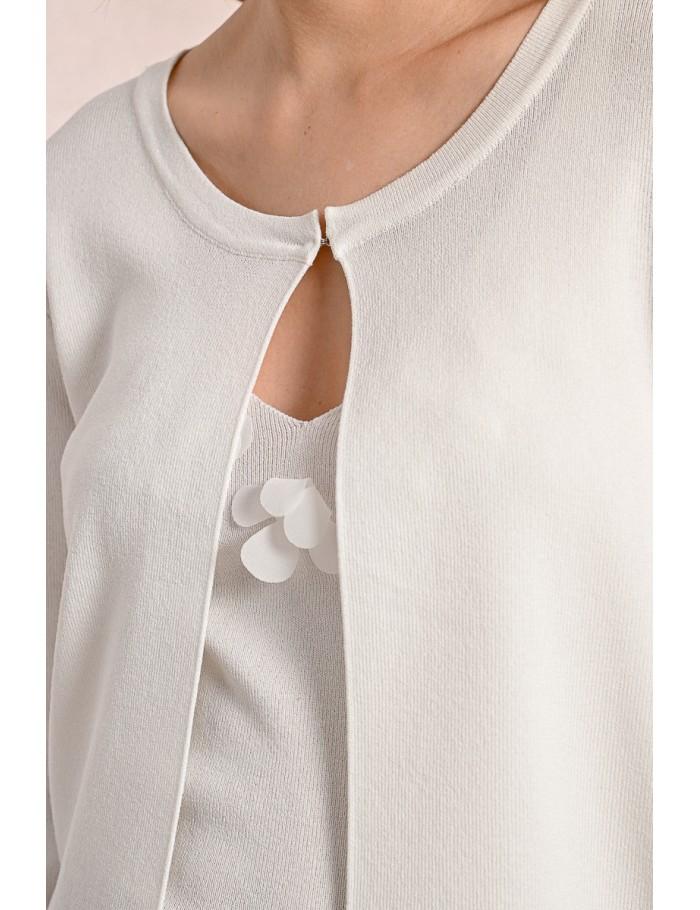 Lili Sidonio X Molly Bracken Cardigan Ouvert Et Fantaisie CORAL