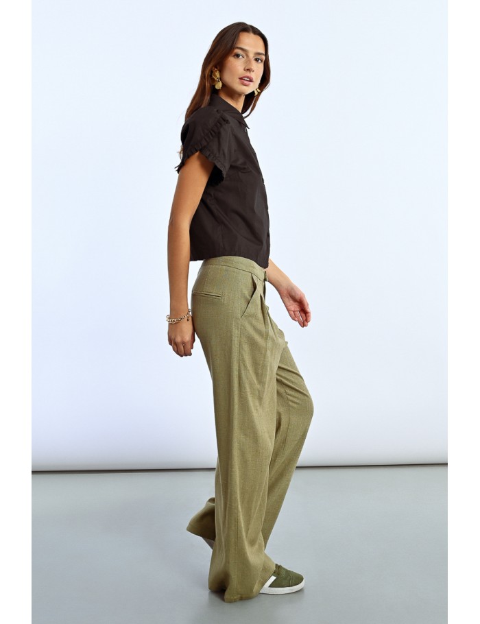 Lili Sidonio X Molly Bracken Chemise Manches Ballons BLACK