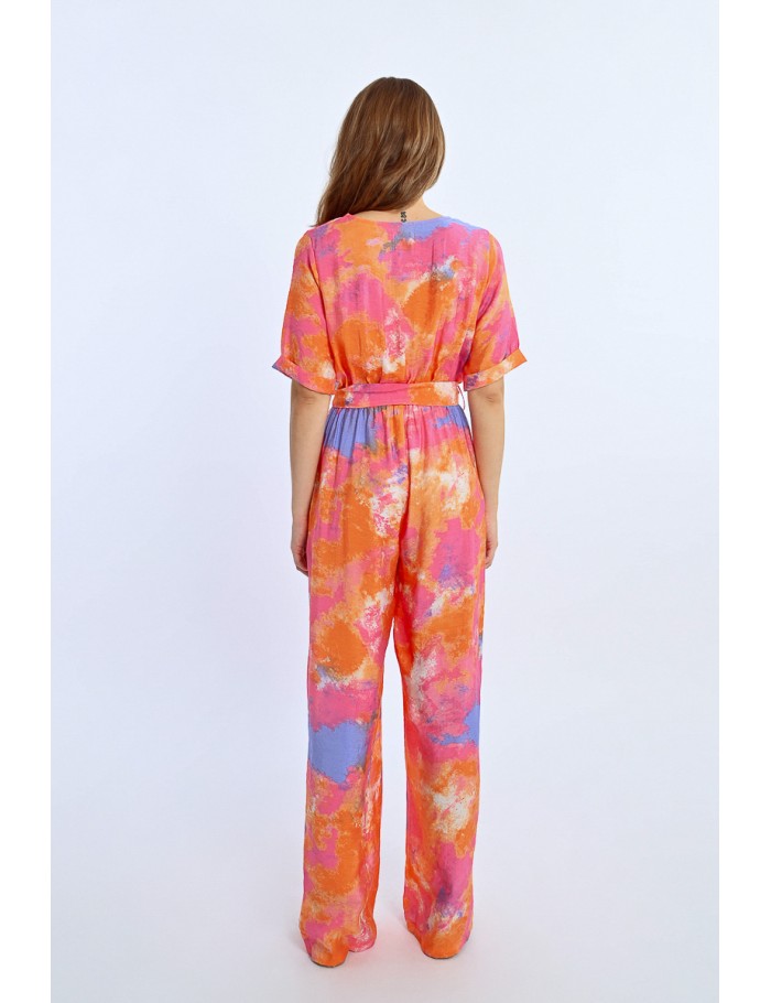 Lili Sidonio X Molly Bracken Combi Pantalon Coloré ORANGE IXTAPA